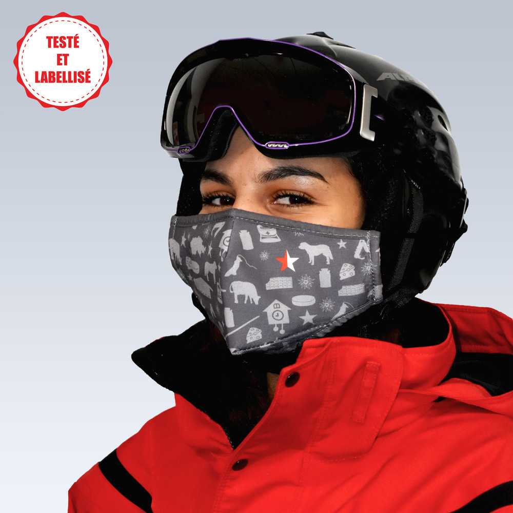Masque pour casque de ski Valais - Mc Shirt (Suisse)