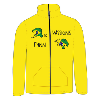 Sweatshirt double zips "Brésil"