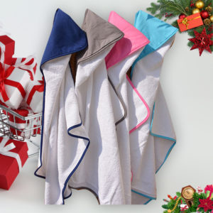 Serviette à capuche pour bébé