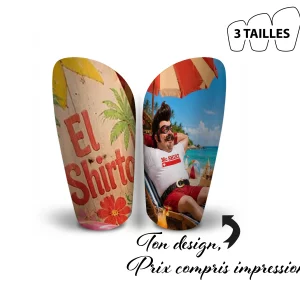 Protège-tibias 3D pour sublimation -  diverses tailles