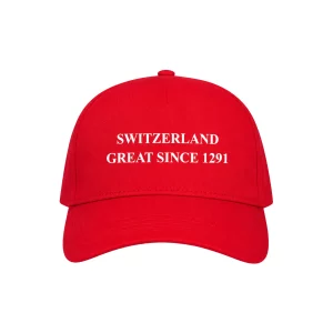 Rote Kappe “Switzerland Great Since 1291”